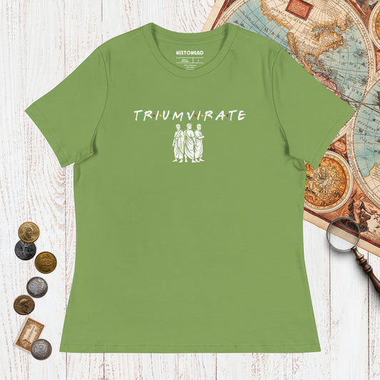 Leaf First Triumvirate - Women's Tee - history buff gift by HistoHead