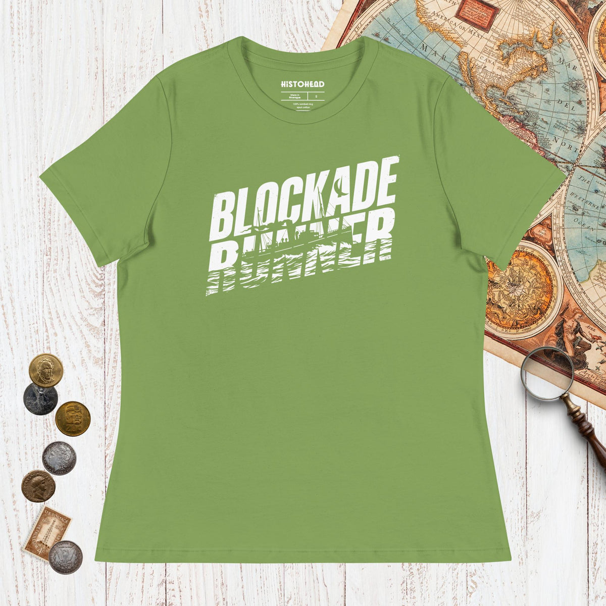 Leaf Blockade Runner - Women's Tee - history buff gift by HistoHead