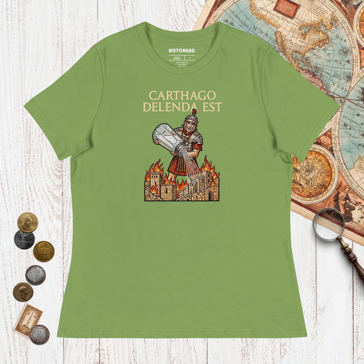 Leaf Salting Carthage - Women's Tee - history buff gift by HistoHead