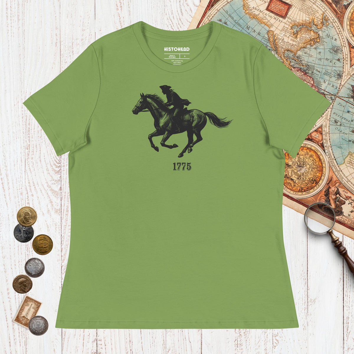 Leaf Paul Revere - Women's Tee - history buff gift by HistoHead