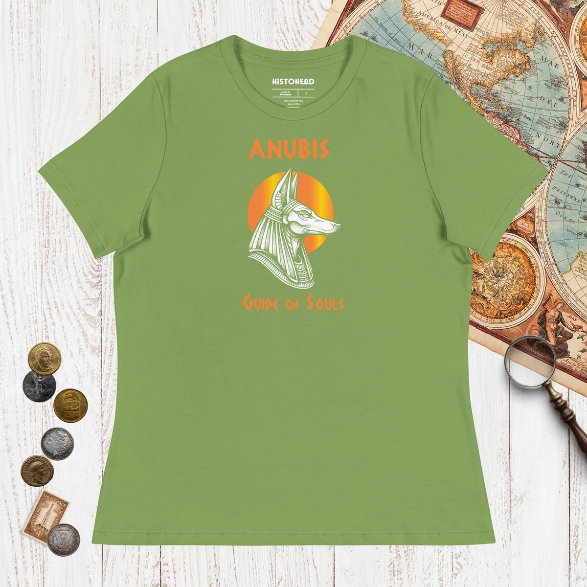 Leaf Anubis Guide of Souls - Women's Tee - history buff gift by HistoHead
