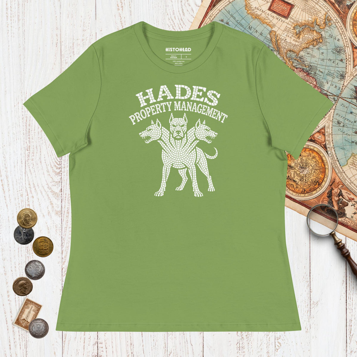 Leaf Hades Property Management - Women's Tee - history buff gift by HistoHead