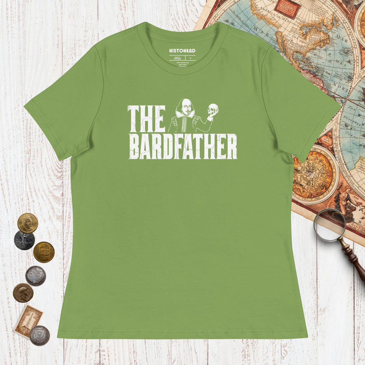 Leaf Shakespeare The Bardfather - Women's Tee - history buff gift by HistoHead