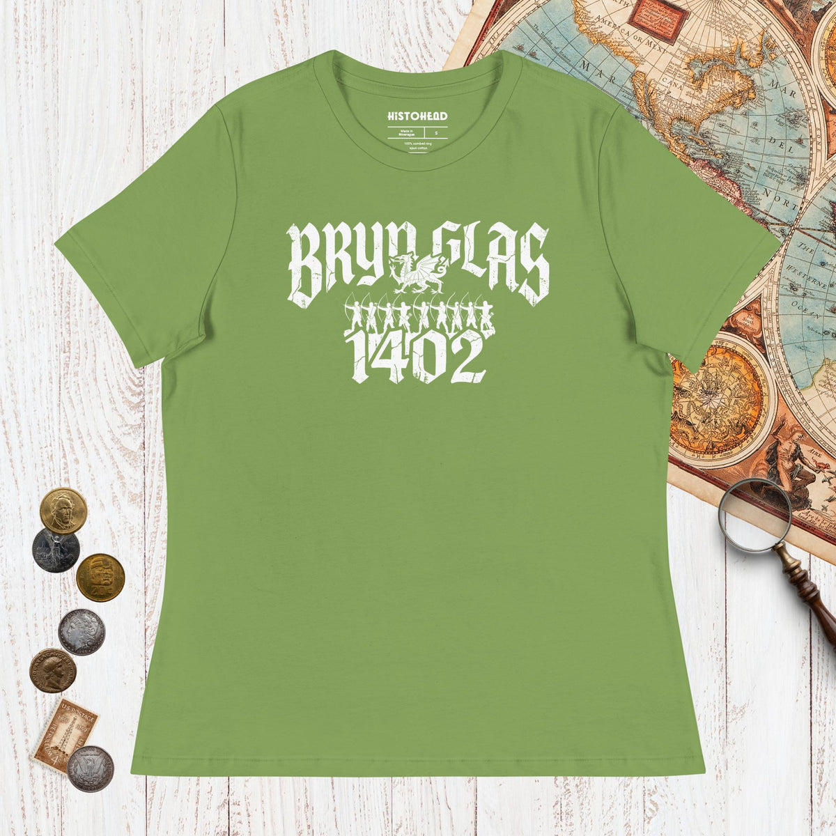 Leaf Battle of Bryn Glas 1402 - Women's Tee - history buff gift by HistoHead