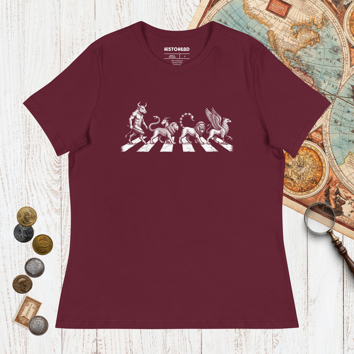 Maroon Beast Road - Women's Tee - history buff gift by HistoHead