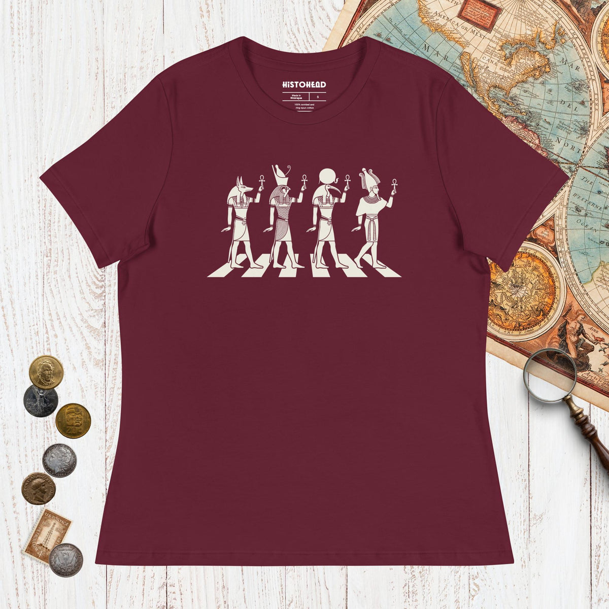 Maroon Nile Road - Women's Tee - history buff gift by HistoHead