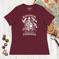 Maroon Rhiannon Uncatchable Unavailable Unbridled - Women's Tee - history buff gift by HistoHead