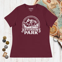 Maroon Jefferson's Park - Women's Tee - history buff gift by HistoHead