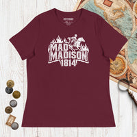 Maroon Mad Madison - Women's Tee - history buff gift by HistoHead