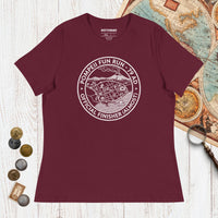 Maroon Pompeii Fun Run Official Finisher - Women's Tee - history buff gift by HistoHead