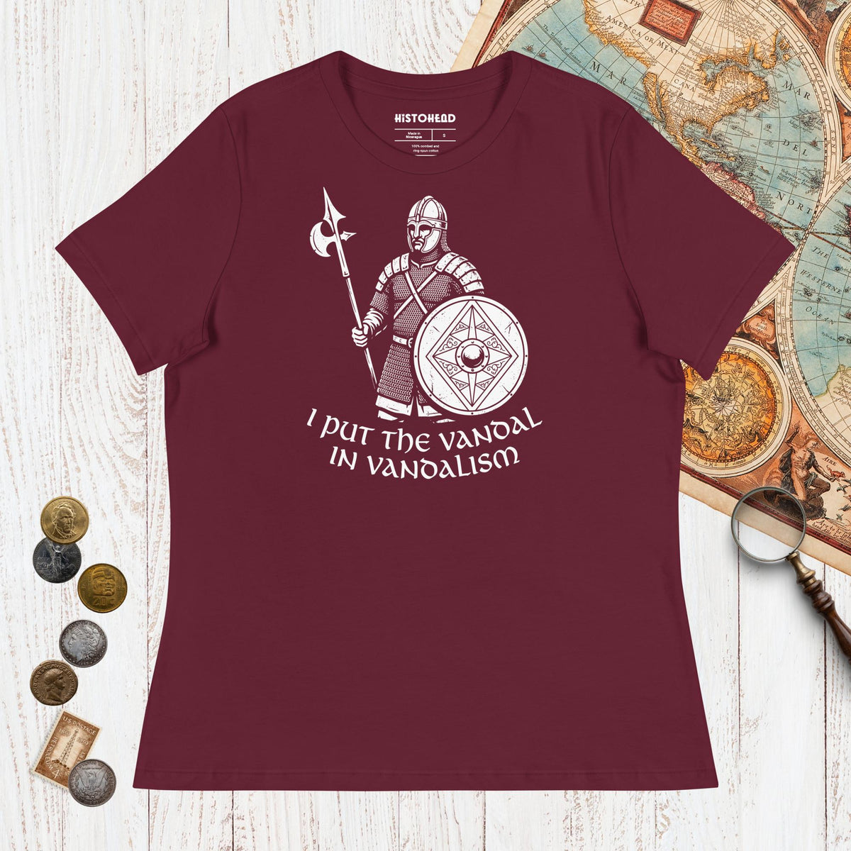 Maroon Vandal in Vandalism - Women's Tee - history buff gift by HistoHead