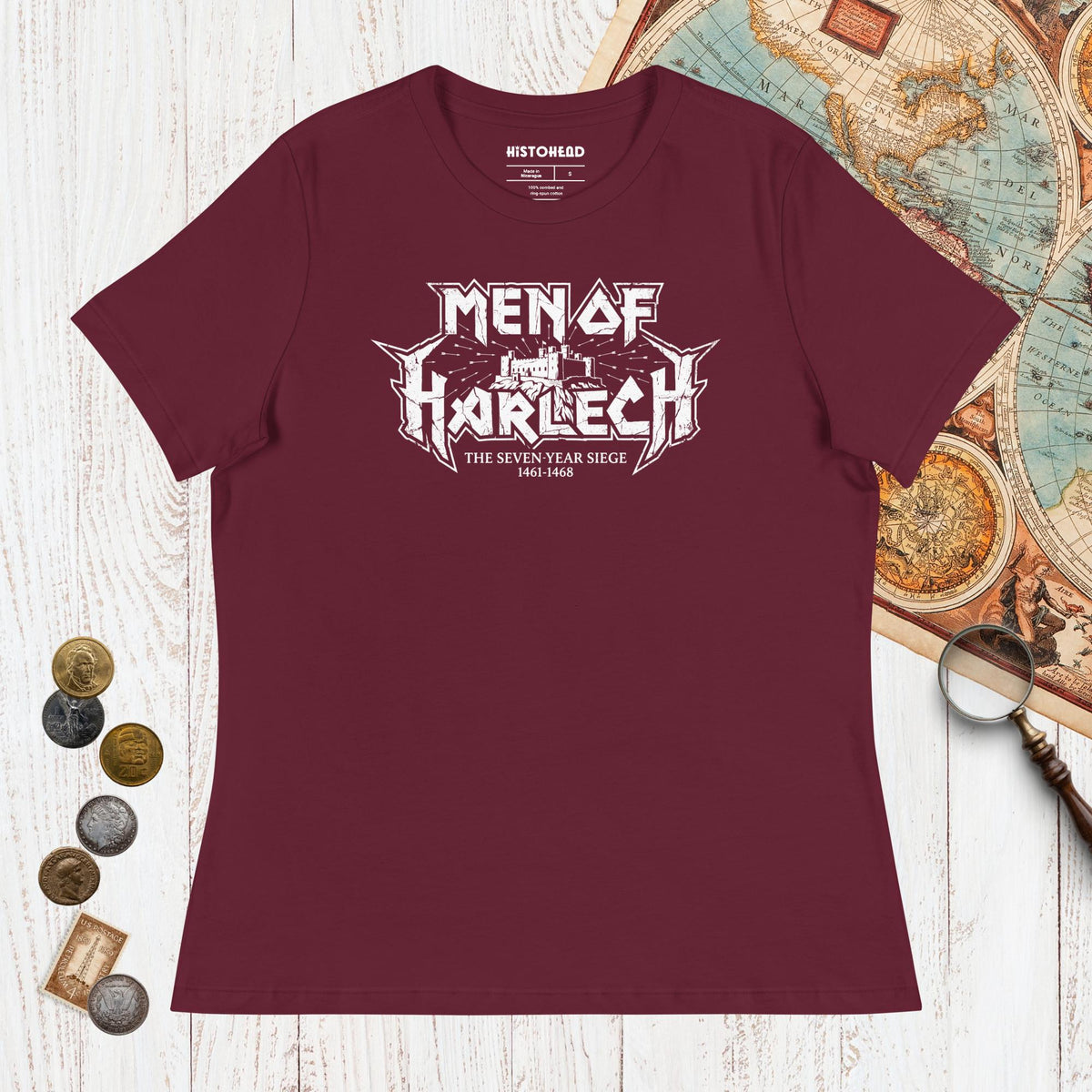 Maroon Men of Harlech - Women's Tee - history buff gift by HistoHead