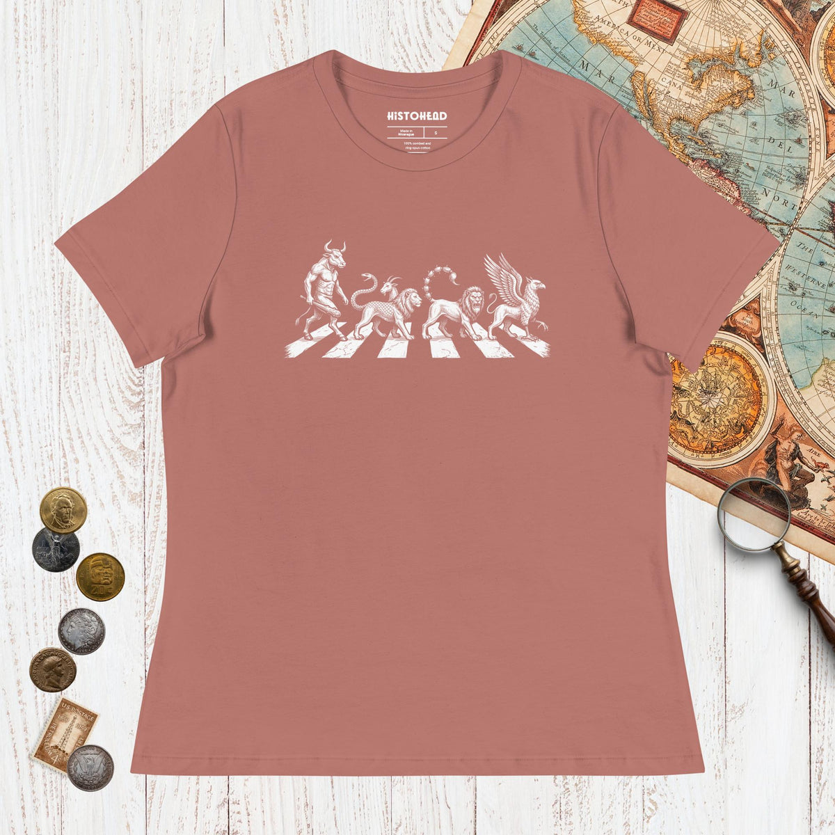 Mauve Beast Road - Women's Tee - history buff gift by HistoHead