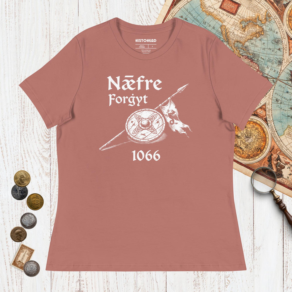 Mauve Never Forget 1066 - Women's Tee - history buff gift by HistoHead