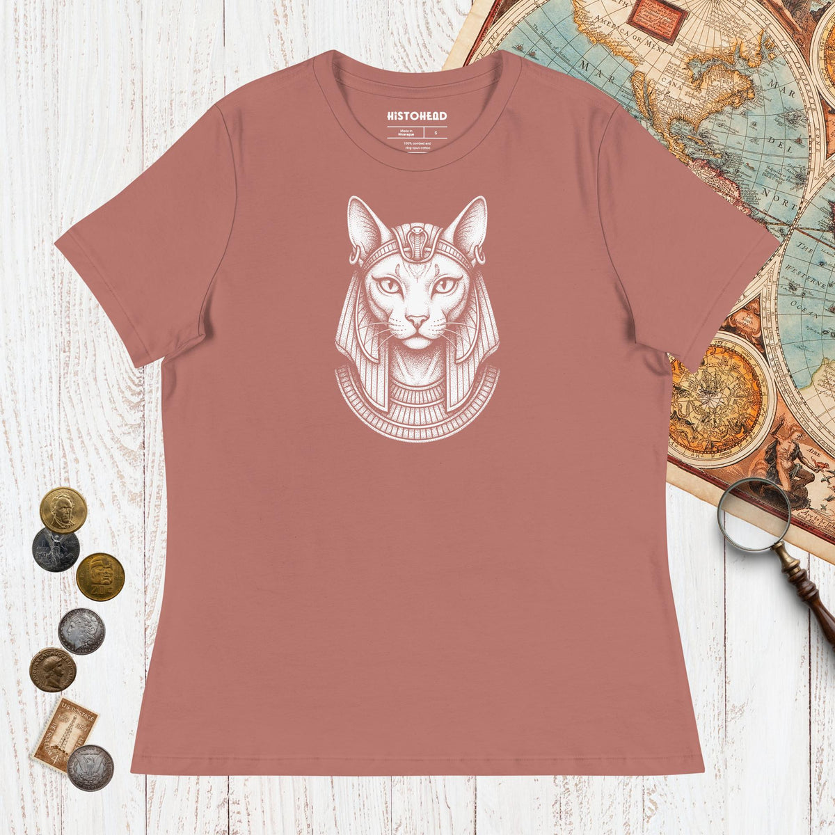 Mauve Bastet - Women's Tee - history buff gift by HistoHead
