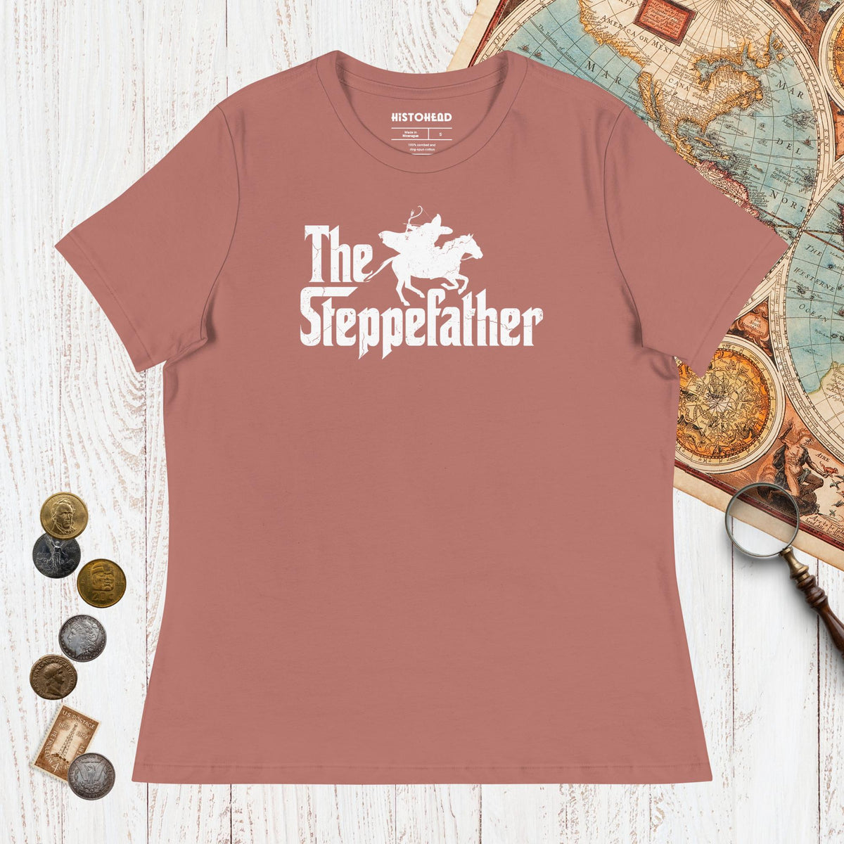 Mauve The Steppefather Parthian Shot - Women's Tee - history buff gift by HistoHead