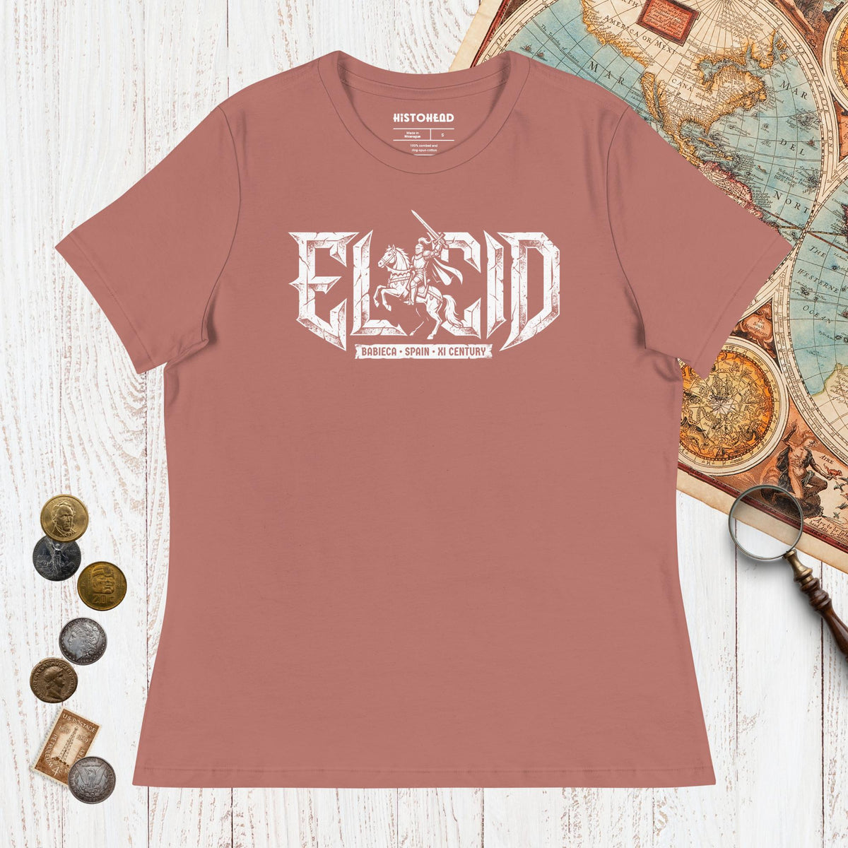 Mauve El Cid - Women's Tee - history buff gift by HistoHead