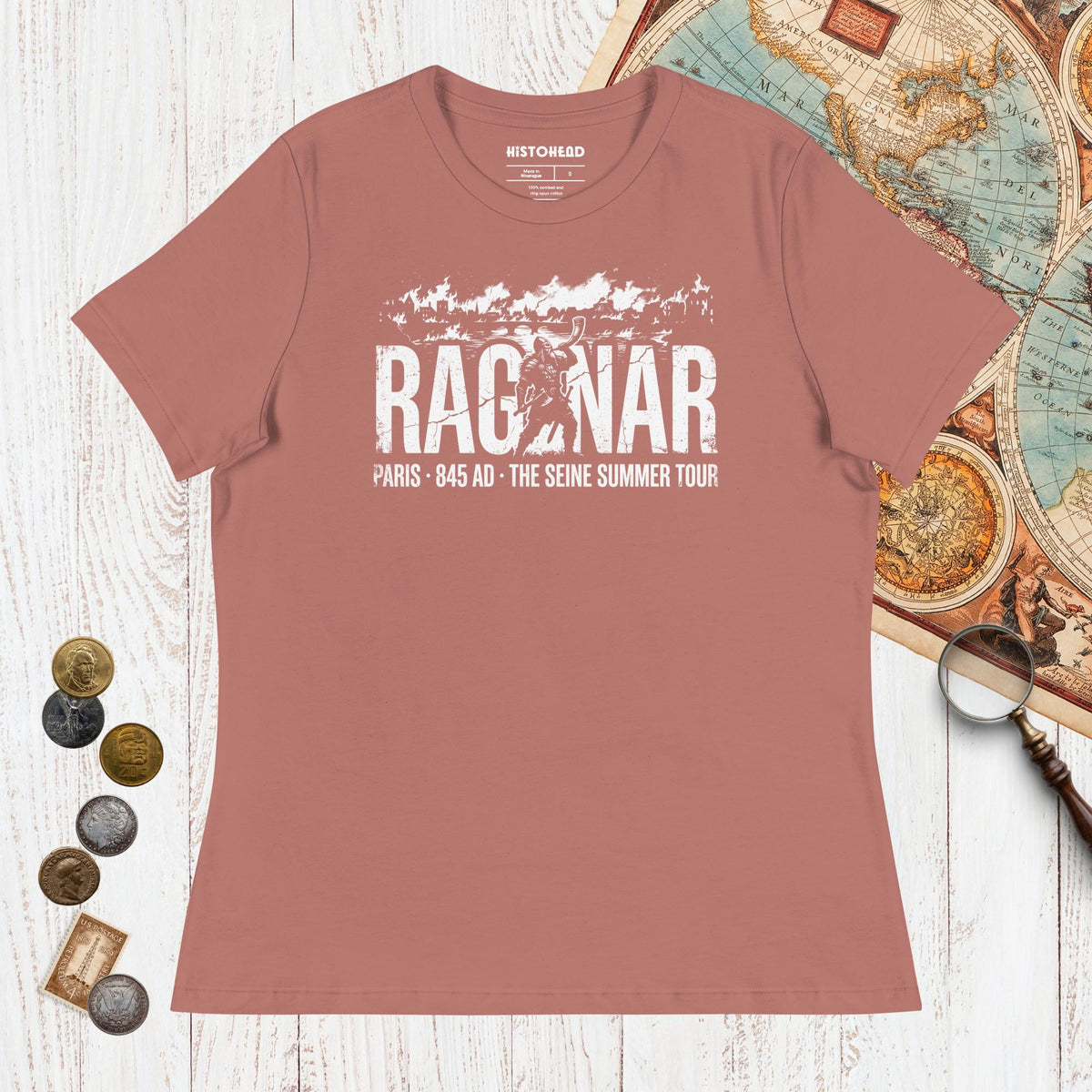 Mauve Ragnar The Seine Summer Tour - Women's Tee - history buff gift by HistoHead