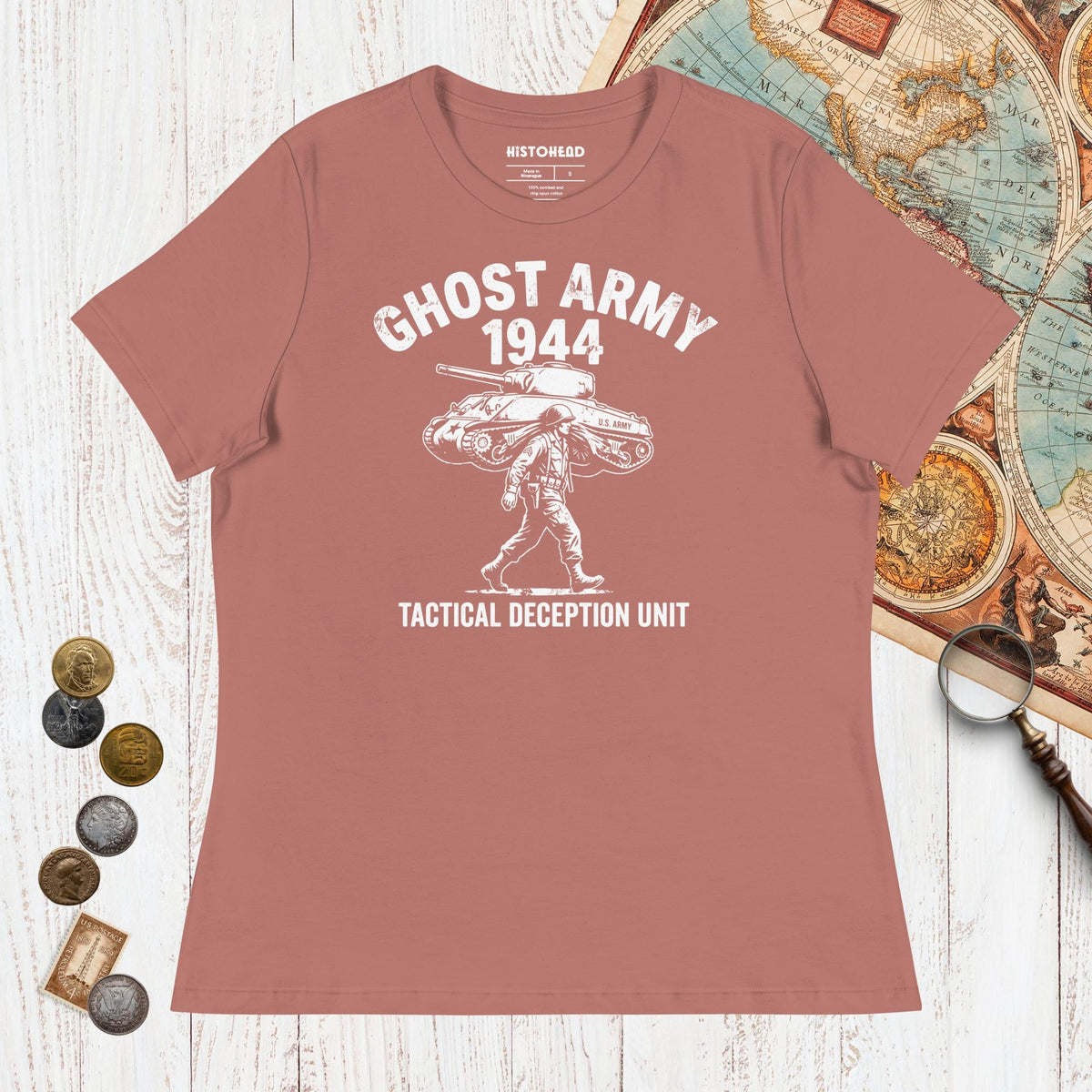 Mauve Ghost Army - Women's Tee - history buff gift by HistoHead