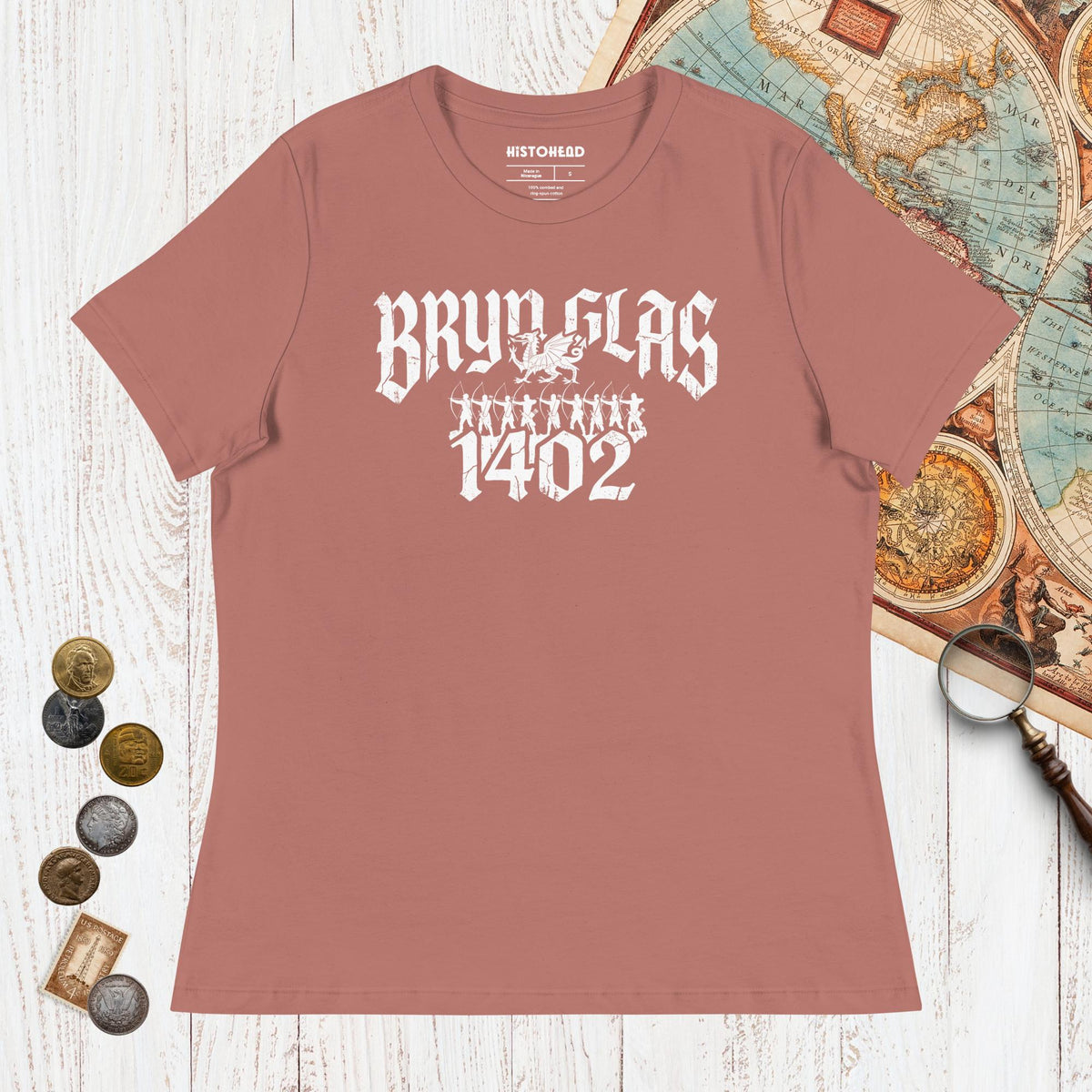Mauve Battle of Bryn Glas 1402 - Women's Tee - history buff gift by HistoHead