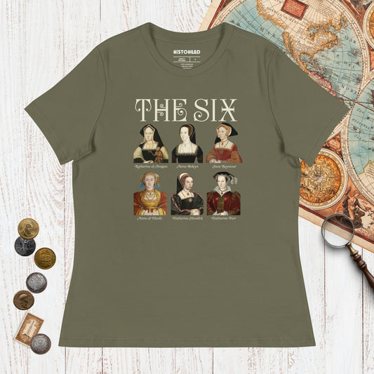 Military Green The Six - Women's Tee - history buff gift by HistoHead