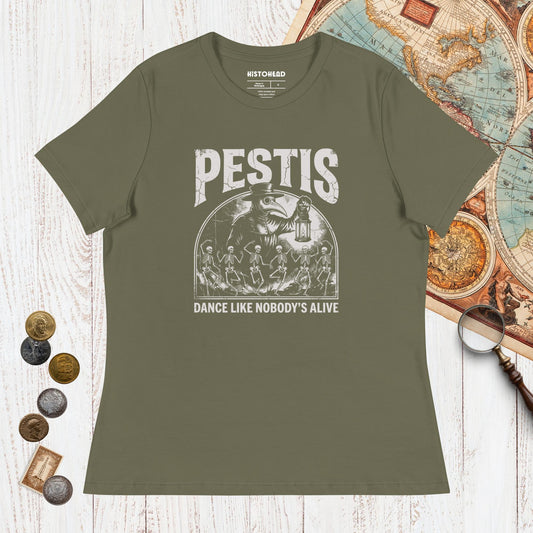 Military Green Pestis Dance - Women's Tee - history buff gift by HistoHead