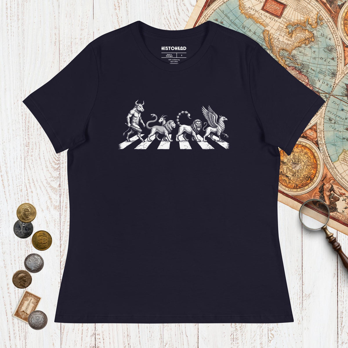 Navy Beast Road - Women's Tee - history buff gift by HistoHead