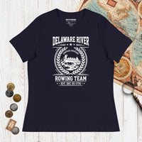 Navy Delaware River Rowing Team - Women's Tee - history buff gift by HistoHead
