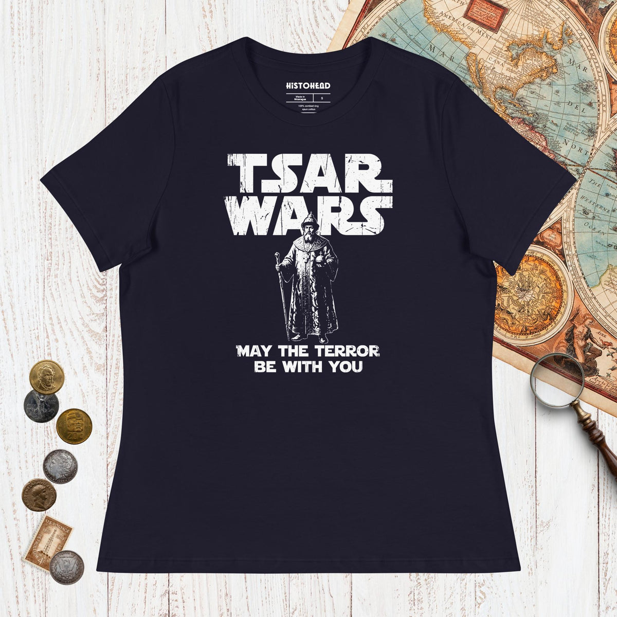 Navy Ivan the Terrible Tsar Wars - Women's Tee - history buff gift by HistoHead