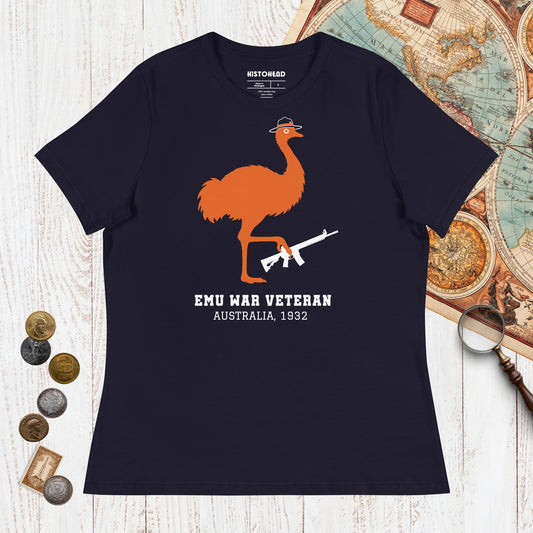 Navy Emu War Veteran - Women's Tee - history buff gift by HistoHead