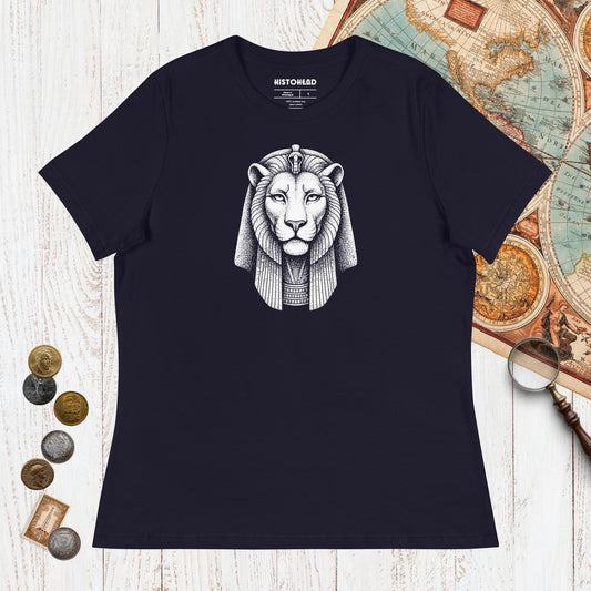 Navy Sekhmet - Women's Tee - history buff gift by HistoHead