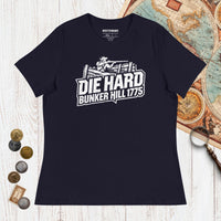 Navy Die Hard Bunker Hill 1775 - Women's Tee - history buff gift by HistoHead