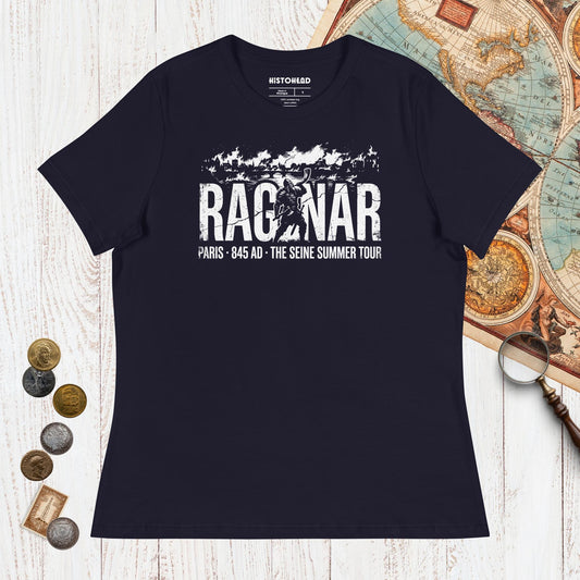 Navy Ragnar The Seine Summer Tour - Women's Tee - history buff gift by HistoHead