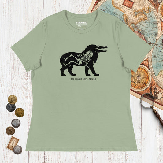 Sage The Scales Were Rigged - Women's Tee - history buff gift by HistoHead