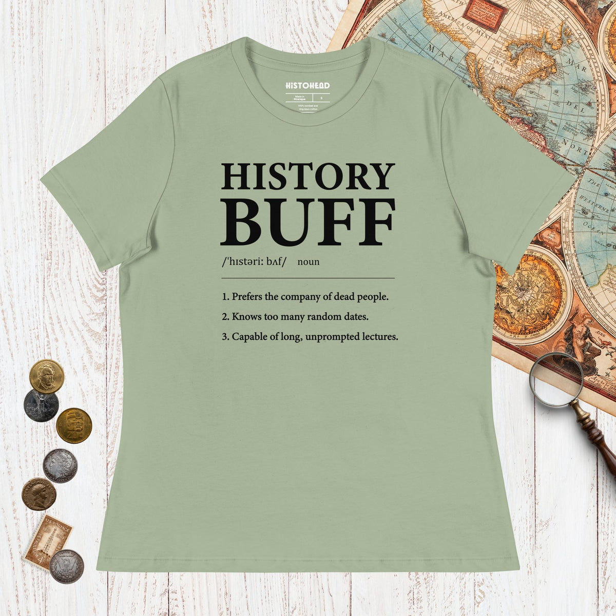Sage History Buff Definition - Women's Tee - history buff gift by HistoHead