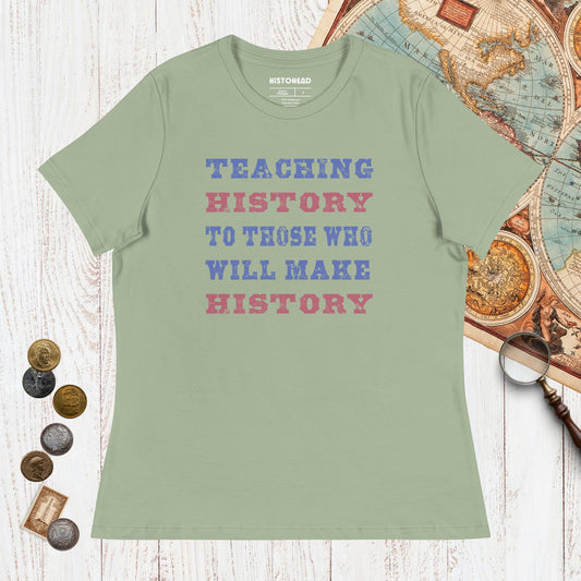 Sage Teaching History - Women's Tee - history buff gift by HistoHead
