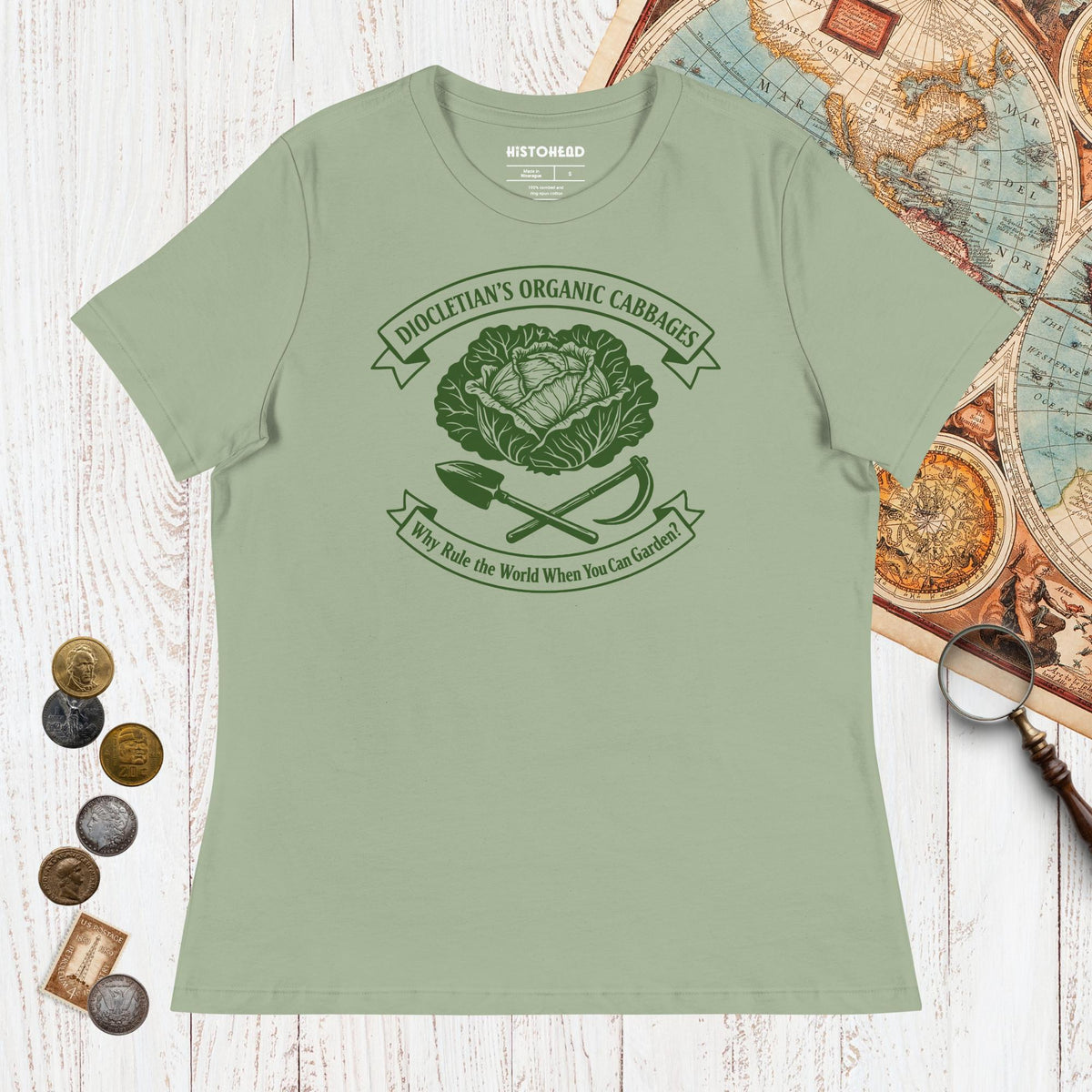 Sage Diocletian's Cabbage - Women's Tee - history buff gift by HistoHead