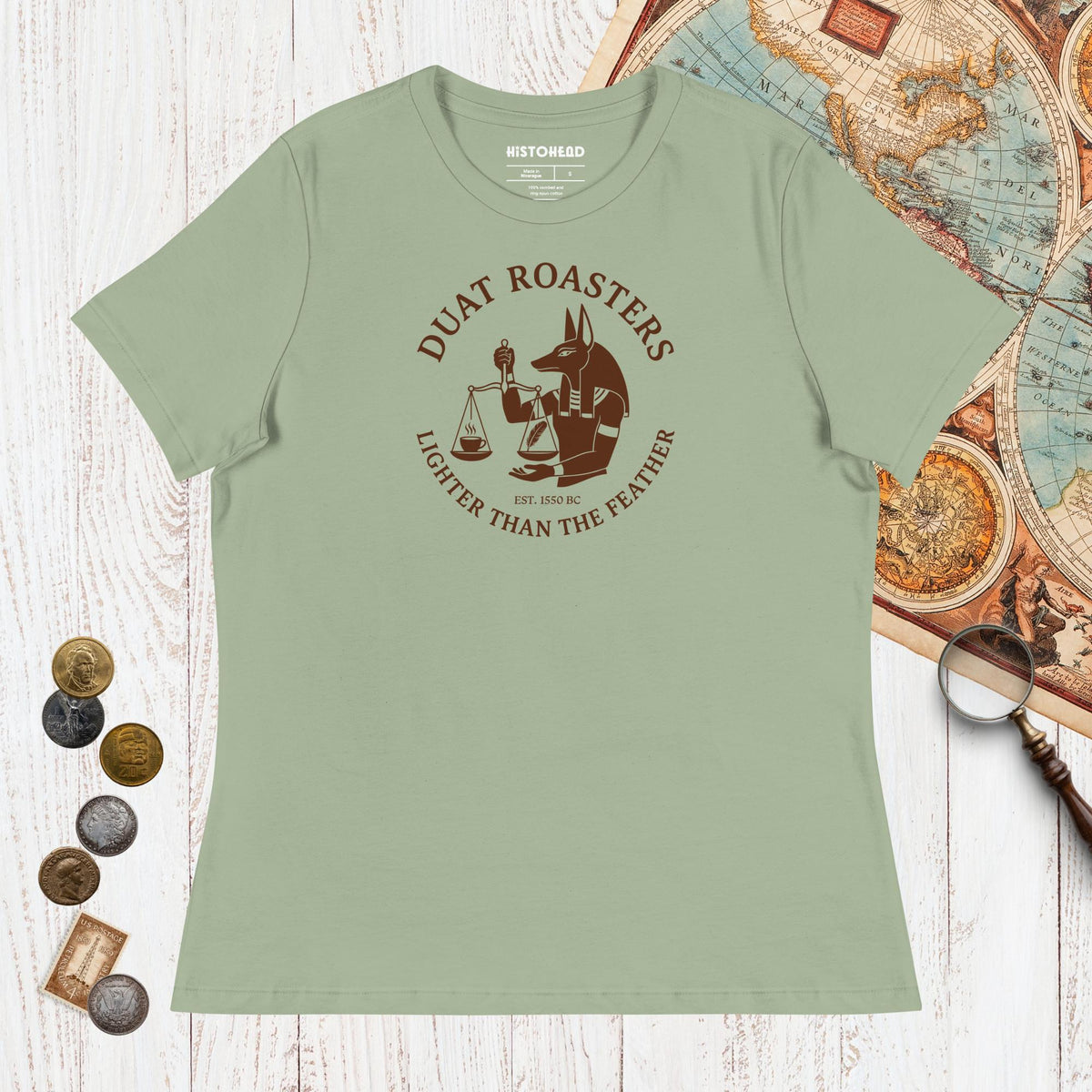 Sage Duat Roasters - Women's Tee - history buff gift by HistoHead