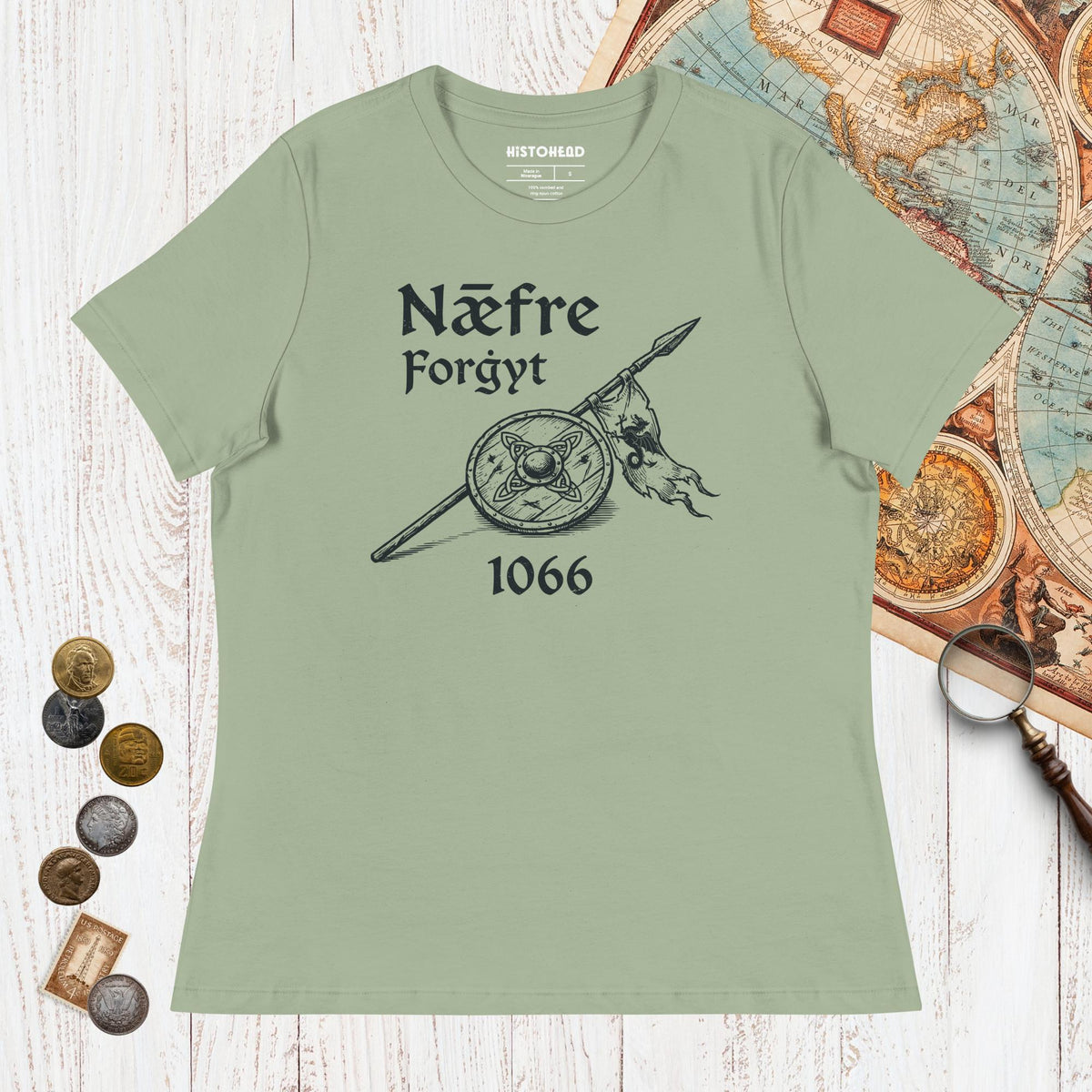Sage Never Forget 1066 - Women's Tee - history buff gift by HistoHead