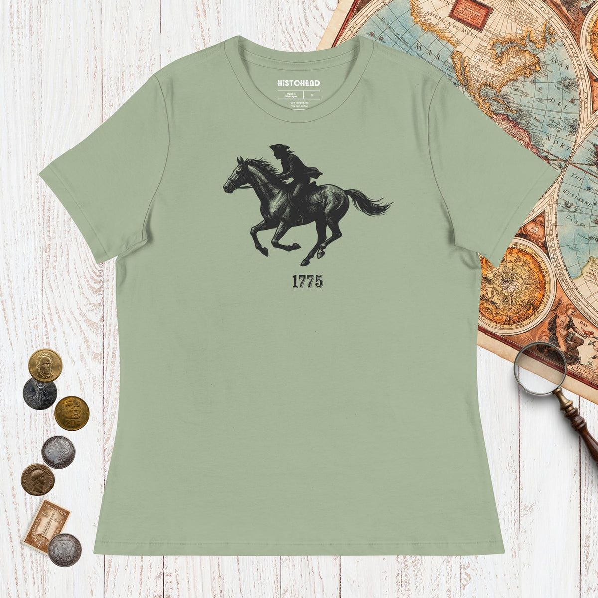 Sage Paul Revere - Women's Tee - history buff gift by HistoHead