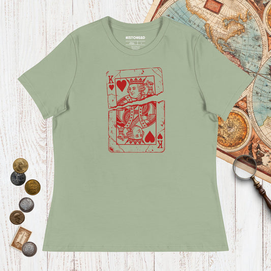 Sage Louis XVI Playing Card - Women's Tee - history buff gift by HistoHead