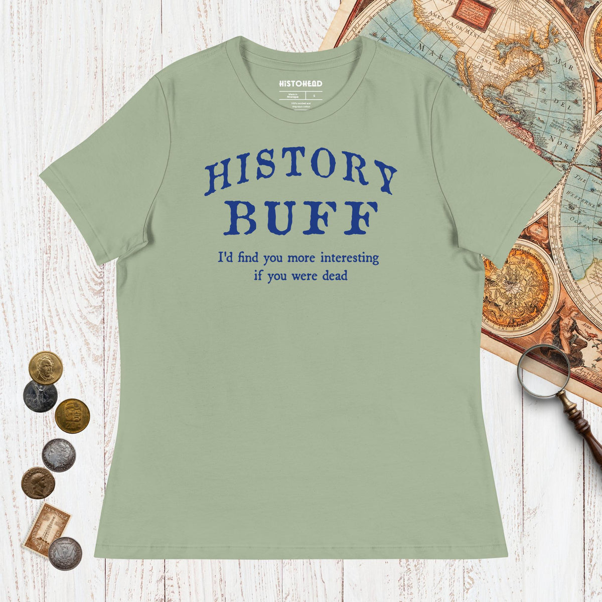Sage History Buff - Women's Tee - history buff gift by HistoHead