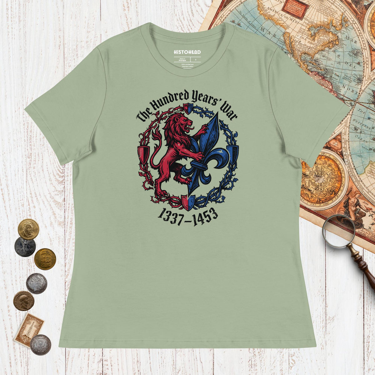 Sage The Hundred Years' War - Women's Tee - history buff gift by HistoHead