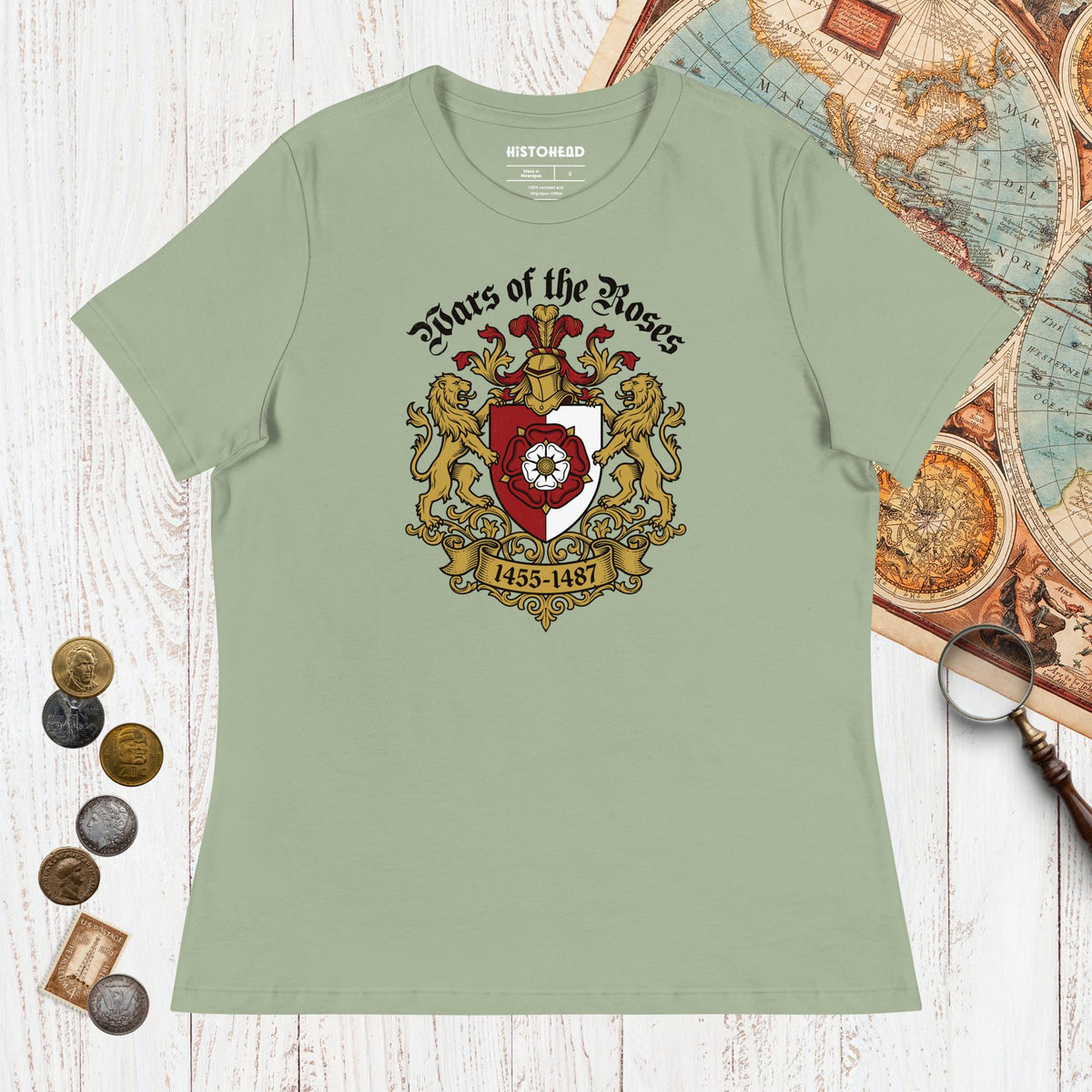 Sage Wars of the Roses - Women's Tee - history buff gift by HistoHead