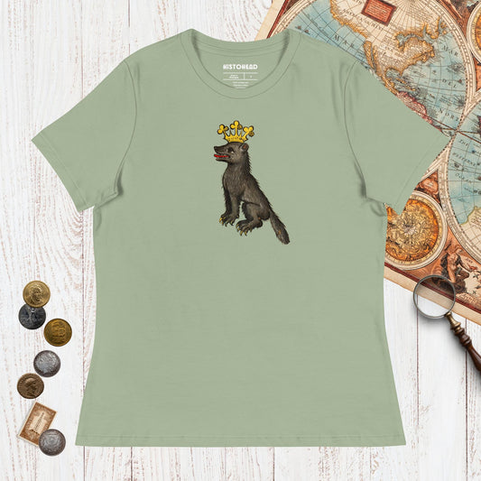 Sage Medieval Wolf King - Women's Tee - history buff gift by HistoHead